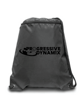 Load image into Gallery viewer, Progressive Dynamix | Zippered Drawstring Backpack
