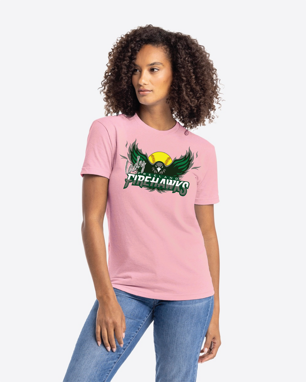 Adult Unisex | Freeland Lady Firehawks | Next Level T-shirt
